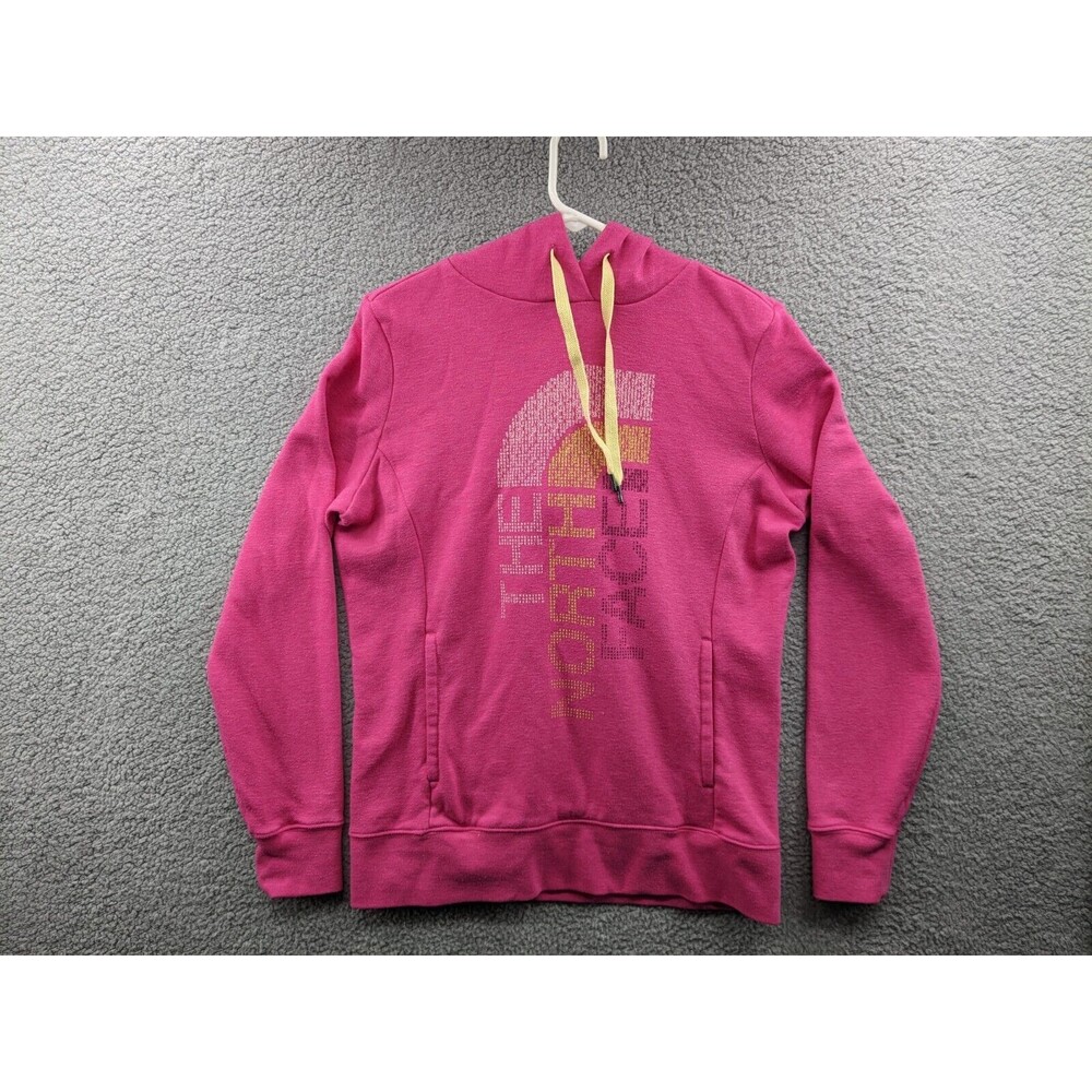 The North Face Trivert Logo Pullover Pink Hoodie Women's Medium
